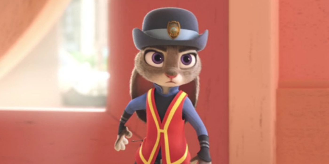 Judy Hopps con su famoso chaleco