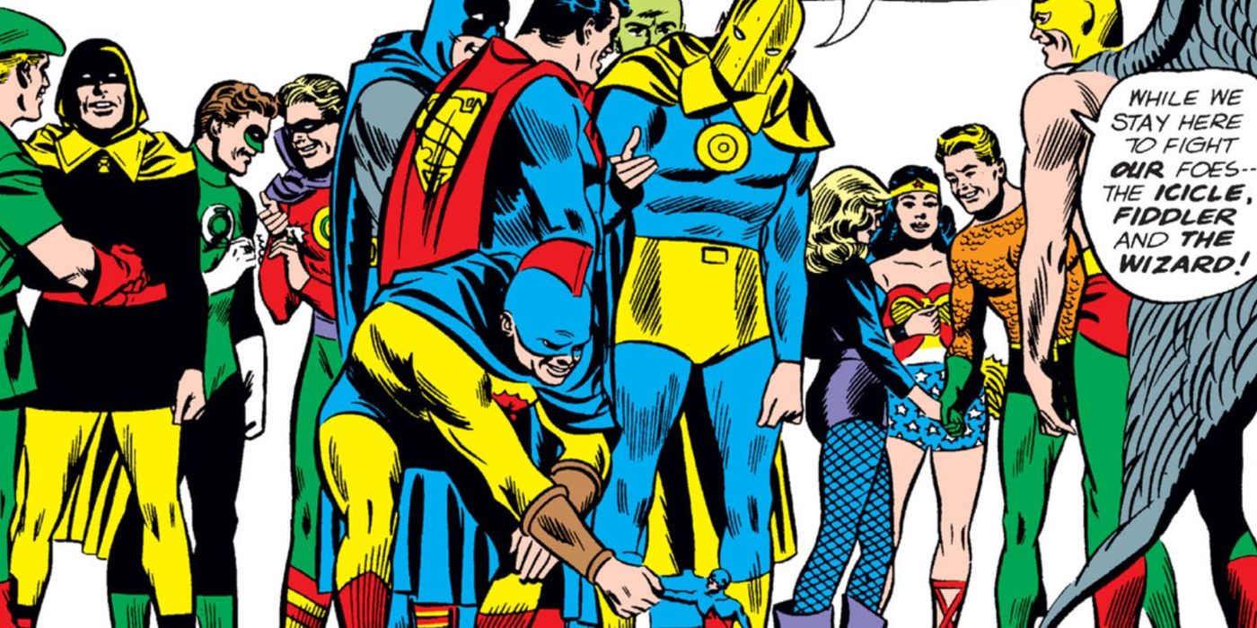 Justice League Meets Justice Society DC