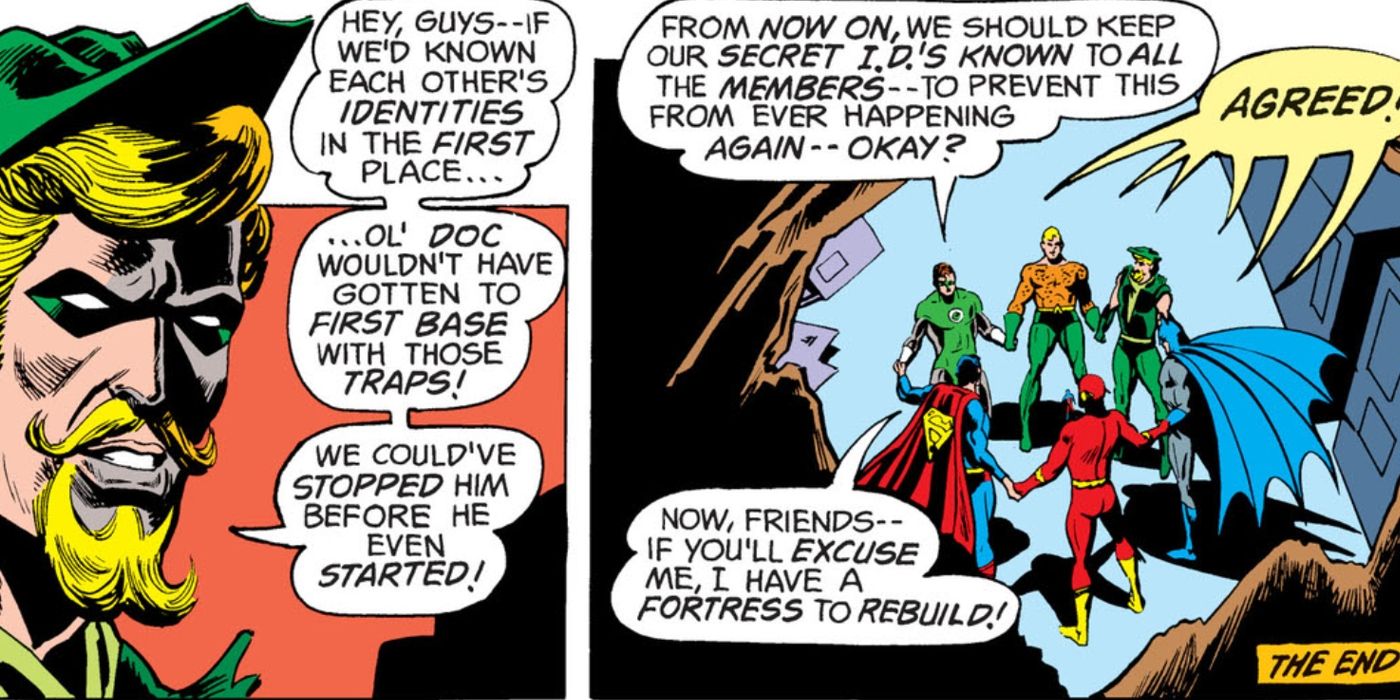 Justice League Secret Identities DC