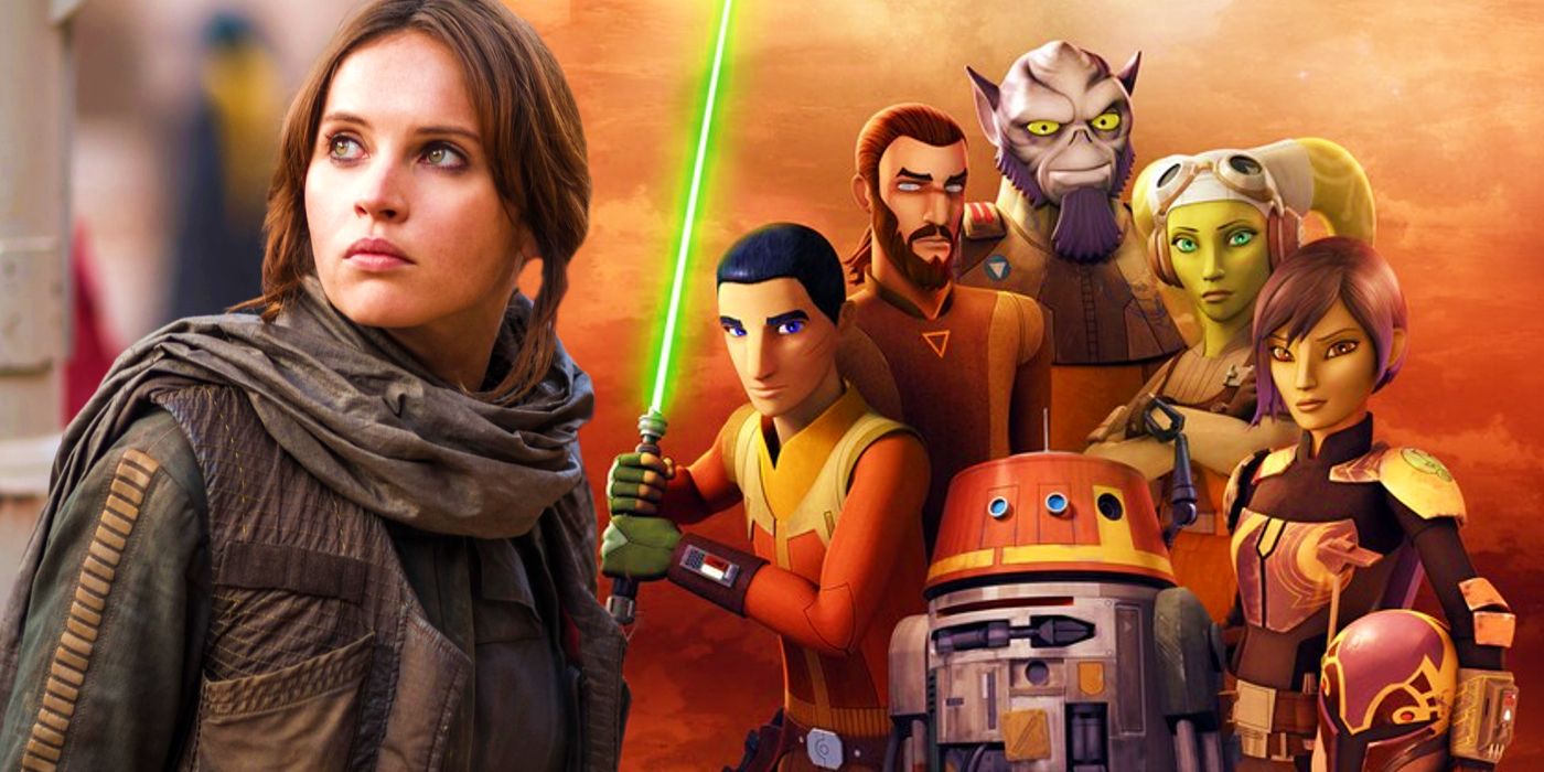 جين إرسو من Rogue One بجانب طاقم Ghost من Star Wars Rebels