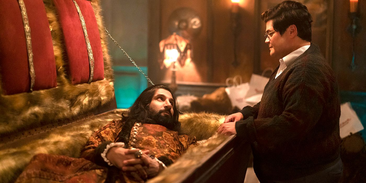 Guillermo wakes up Kovak in What We Do In The Shadows