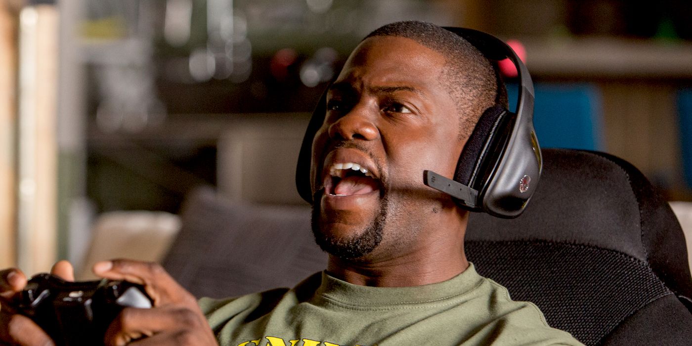 Kevin Hart Playing Video Games in Ride Along