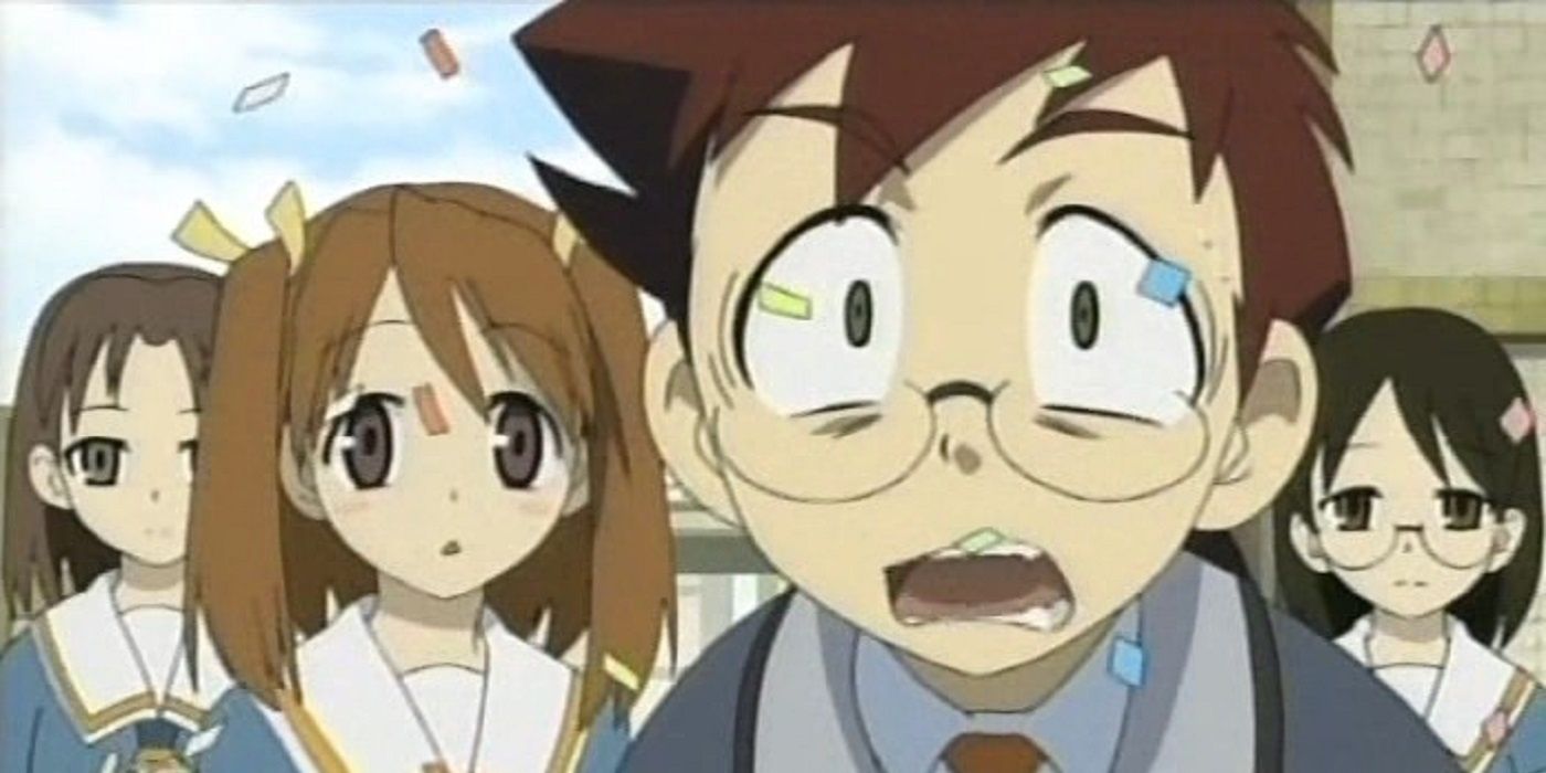 The student council in Kujibiki Unbalance looking shocked.