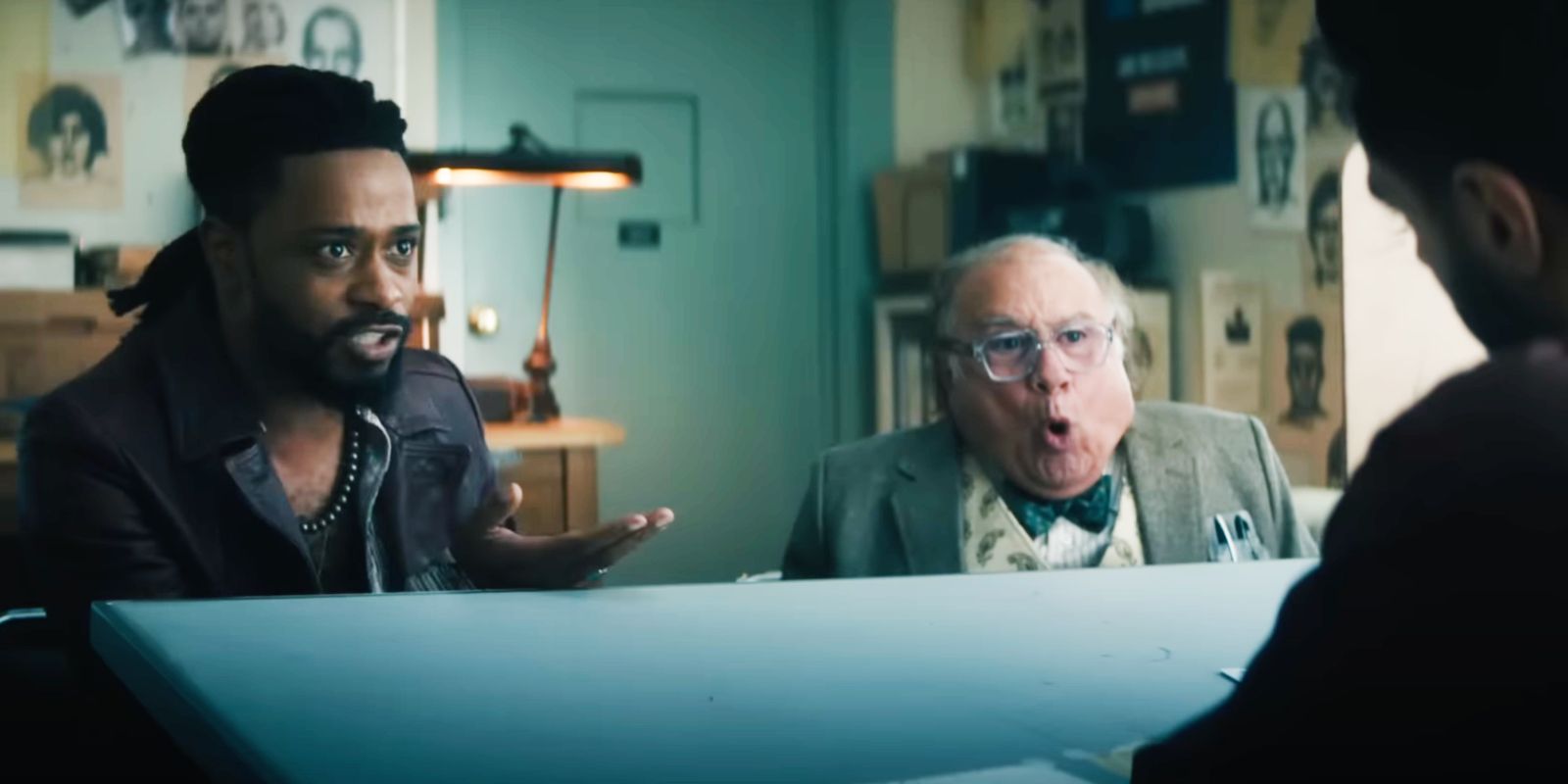 LaKeith Stanfield and Danny DeVito in Haunted Mansion