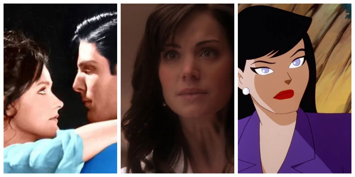 Lois Lane in different Superman movies and shows