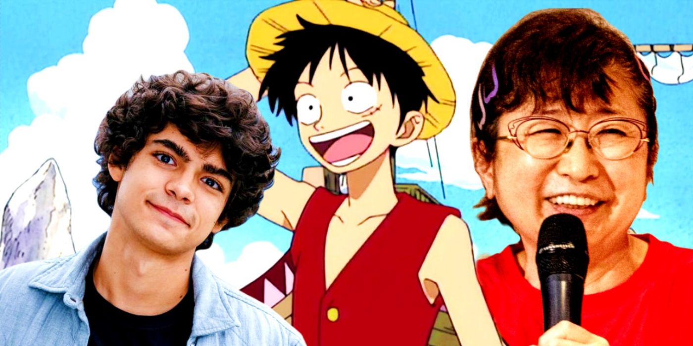 Luffy with Mayumi Tanaka and Iñaki Godoy in One Piece