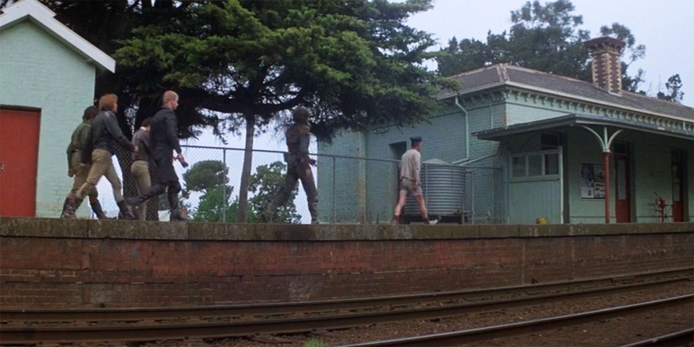 Mad Max railway station scene