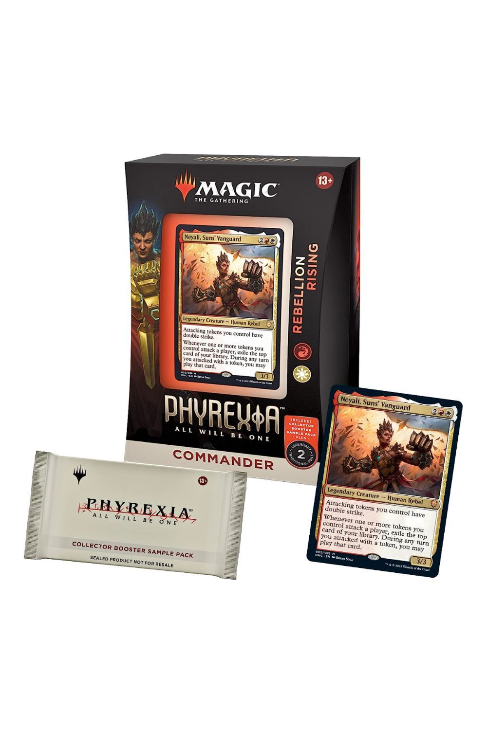 Magic The Gathering Phyrexia All Will Be One Commander Deck and Collector Booster Sample Pack