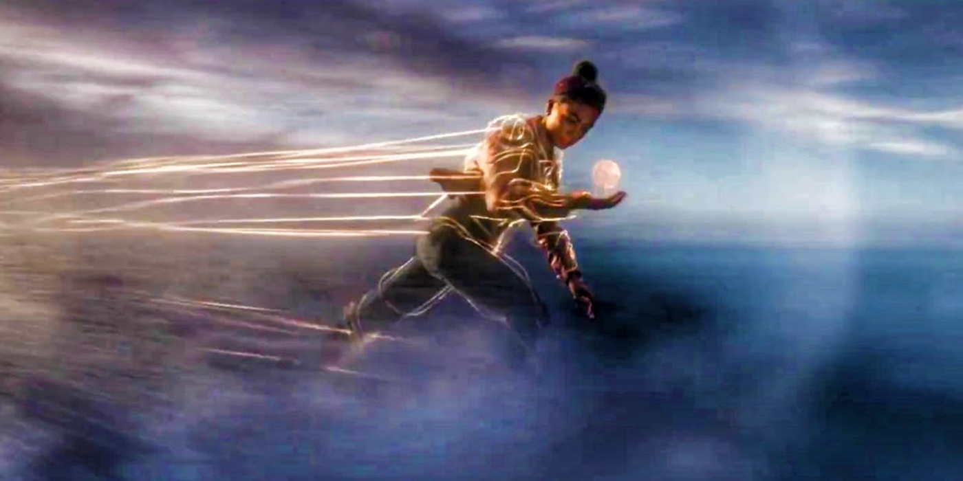 Makkari running with superspeed in the MCU&rsquo;s Eternals