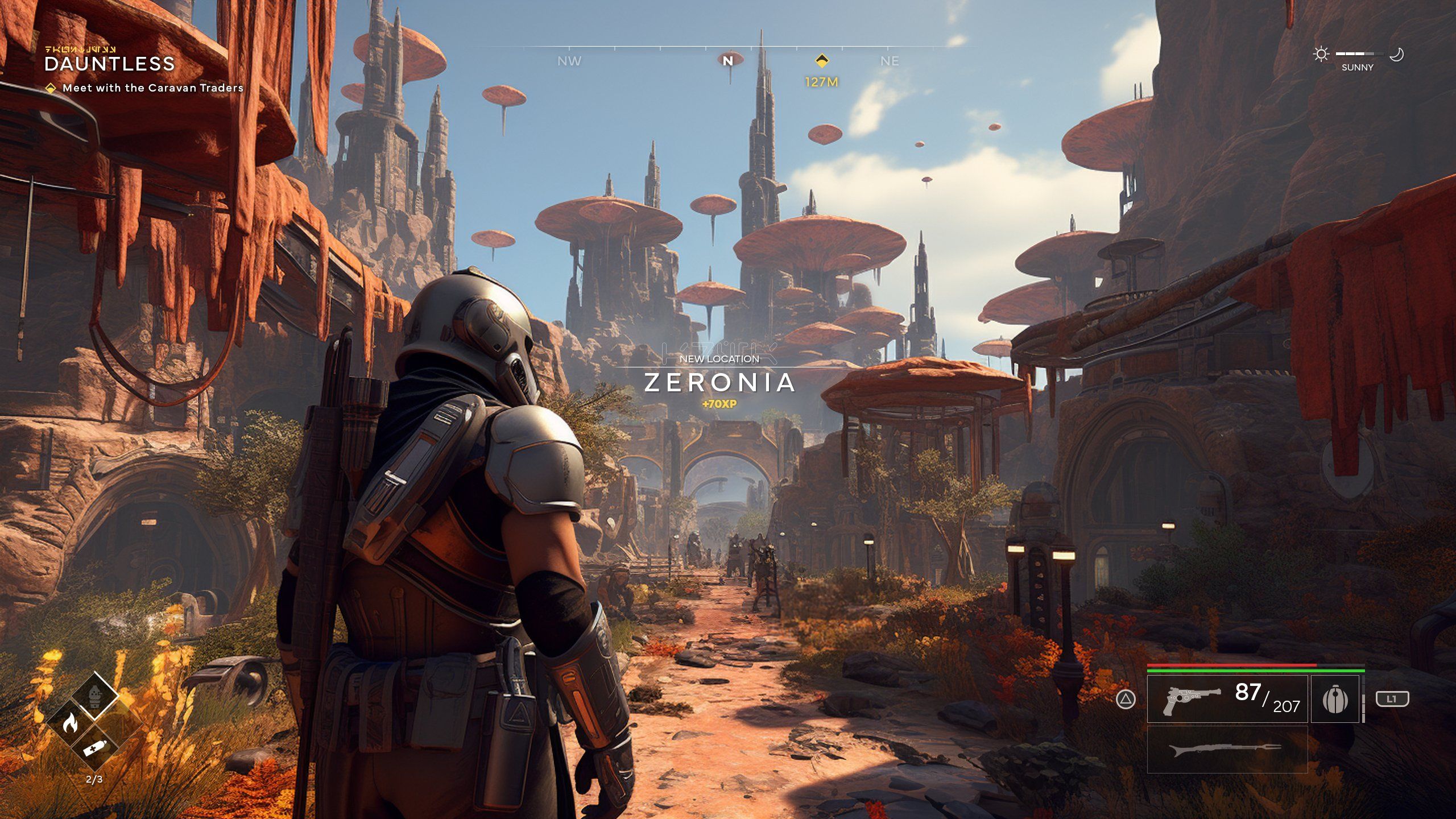 A Mandalorian enters Zeronia in GavMakesGames' concept for Mandalorian: Way of the Warrior