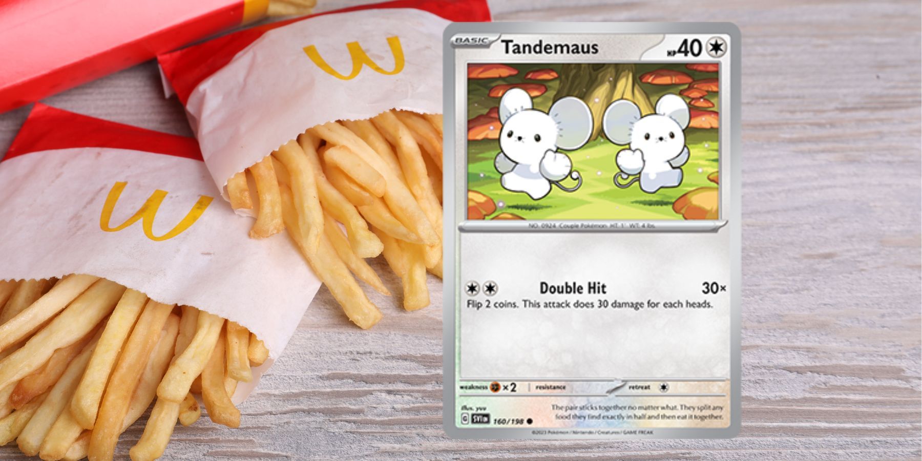 McDonalds Tandemaus Card 2023 Pokemon Promo