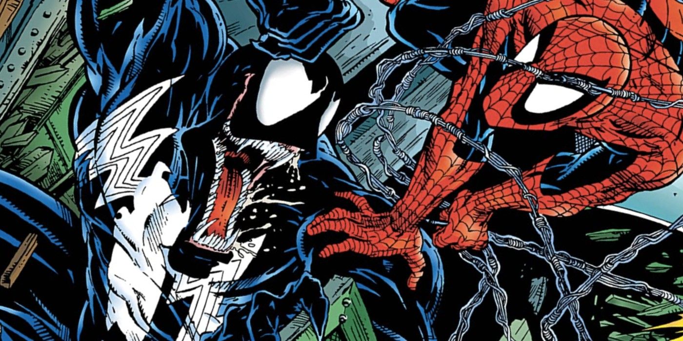 Featured Image: Classic Todd McFarlane versions of Venom (left) and Spider-Man (right) facing off against one another