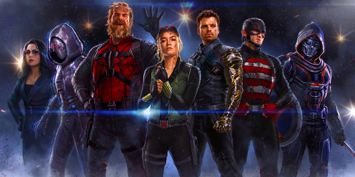 MCU&rsquo;s Thunderbolts cast including Valentina, Ghost, Red Guardian, Yelena Belova, Bucky Barnes, US Agent, and Taskmaster