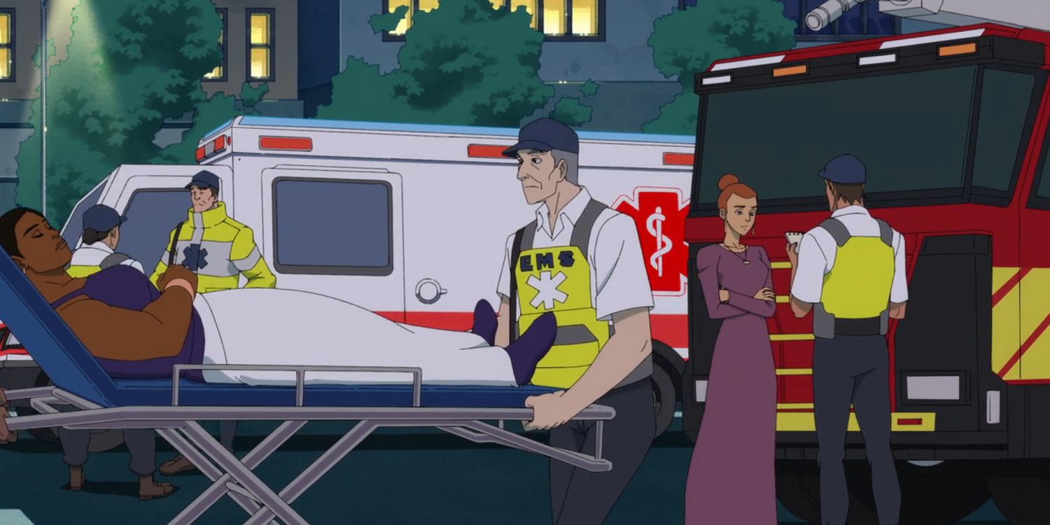 Medics save people in My Adventures With Superman