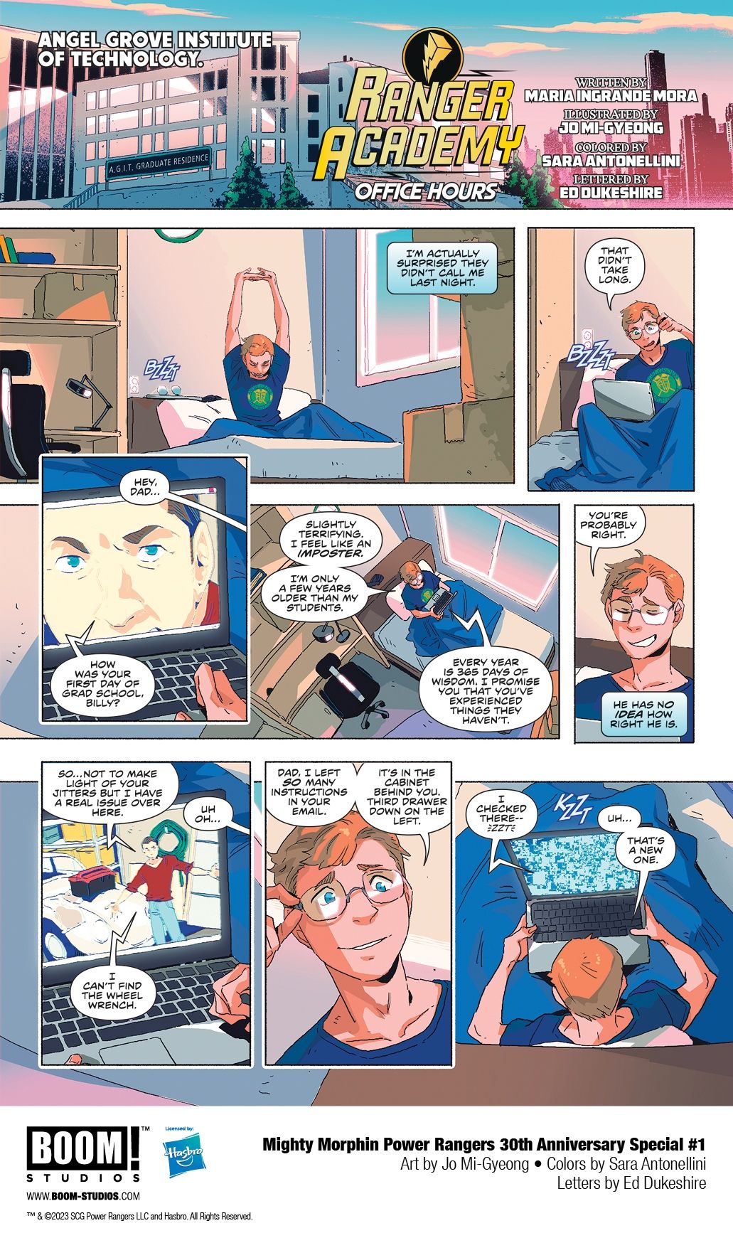 Mighty Morphin Power Rangers 30th Anniversary Comic Preview 4-1