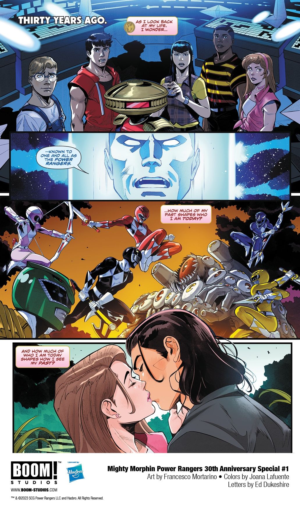 Mighty Morphin Power Rangers 30th Anniversary Comic Preview 5-1