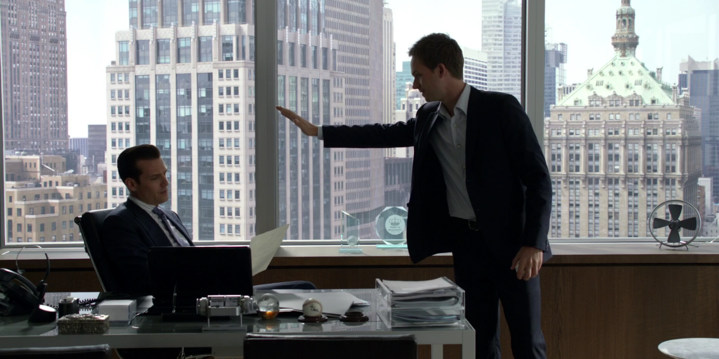 Mike High Five to Harvey In The Office