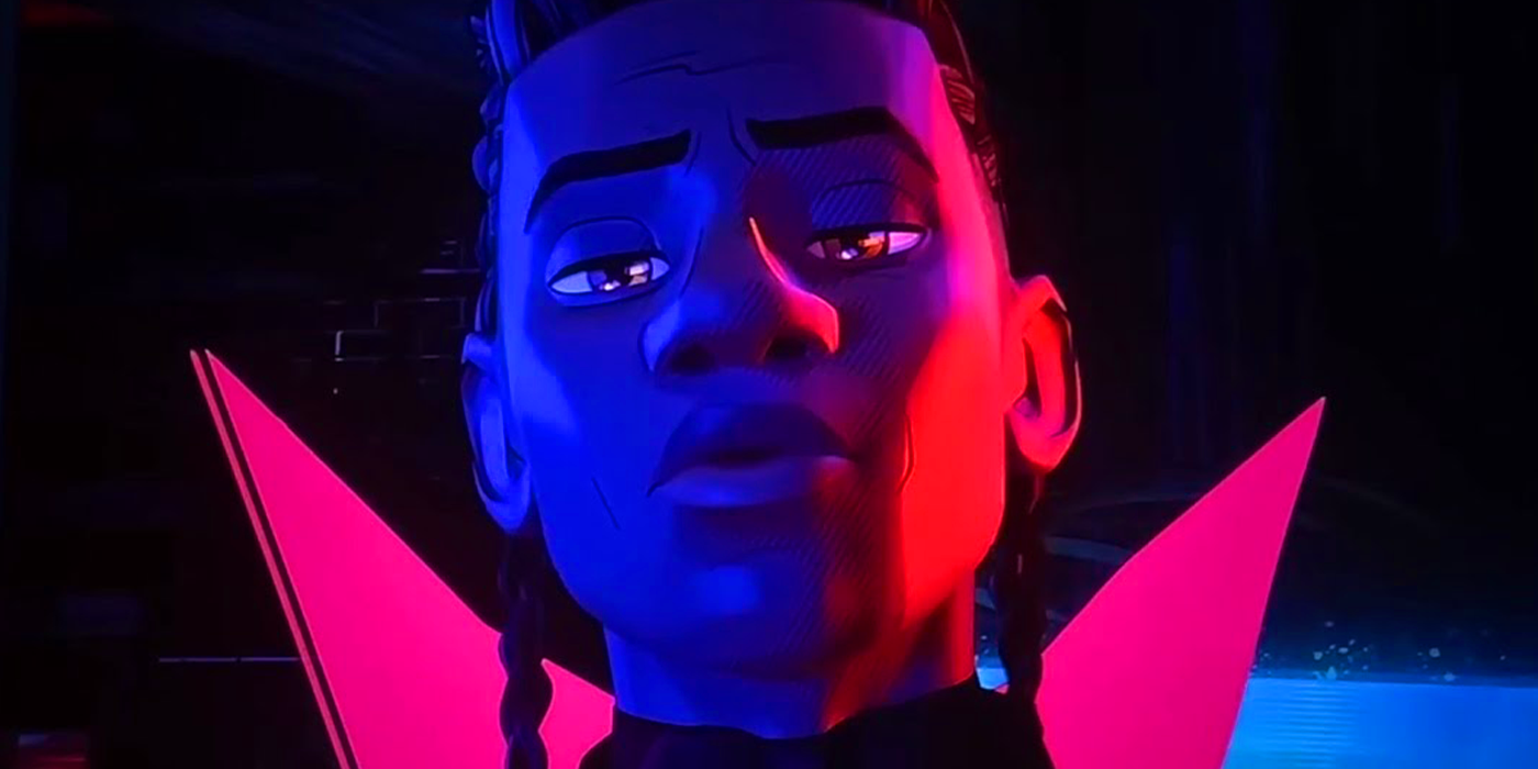 Miles G. Morales as the Prowler in Spider-Man Across the Spider-Verse ending