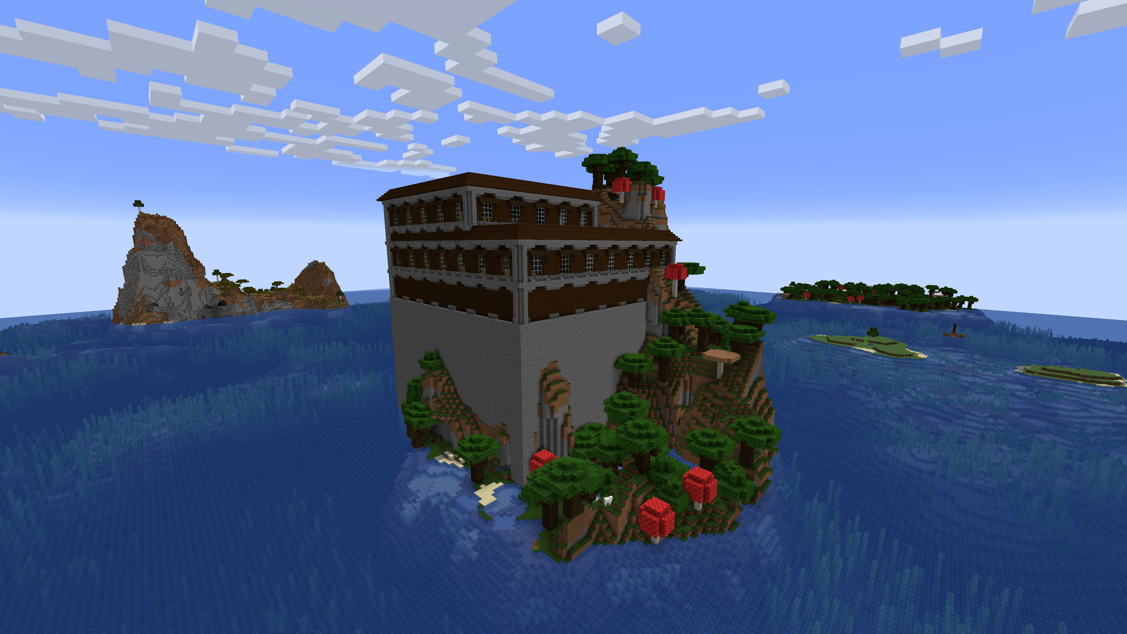 Semilla de Minecraft 1.20 con Woodland Mansion Island