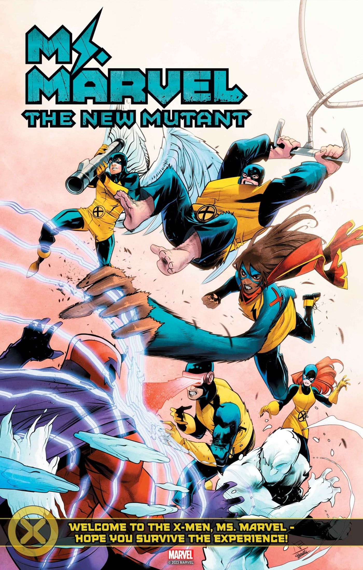 Cover of the New Mutant variant of Ms Marvel-1