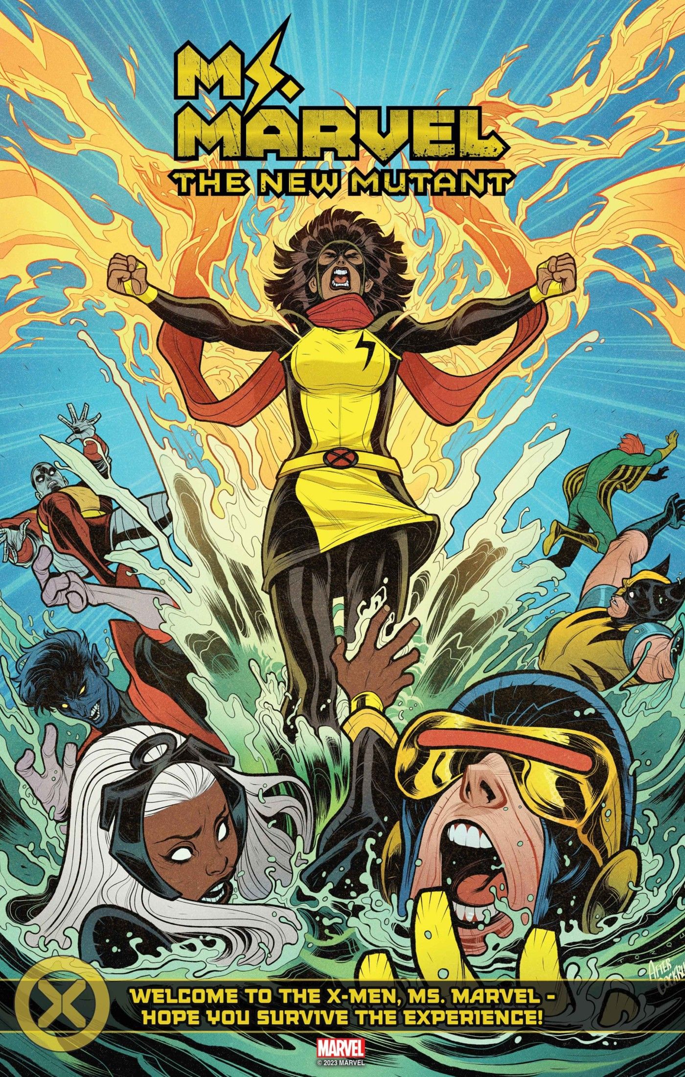 Ms Marvel The New Mutant variante cover-7