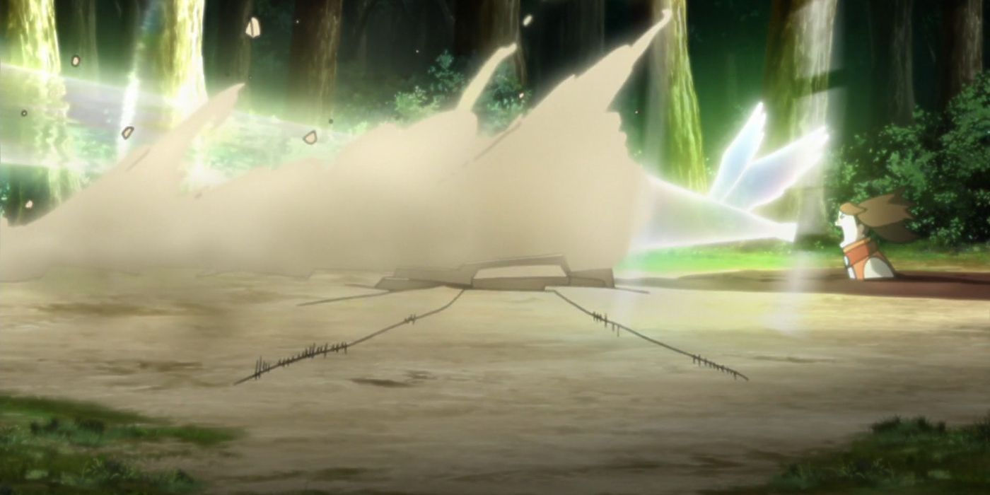 Namida uses crying jutsu