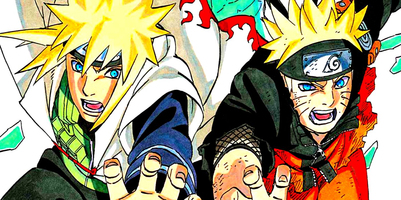 Naruto and Minato cover volume 67