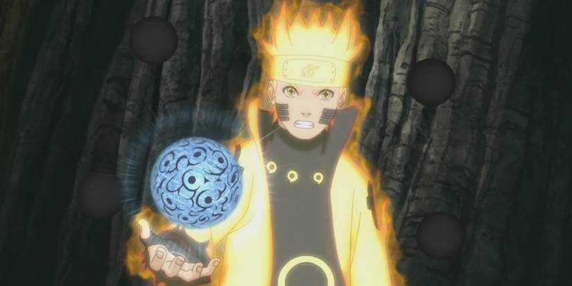 Naruto uses Magnet Release Rasengan in Naruto: Shippuden