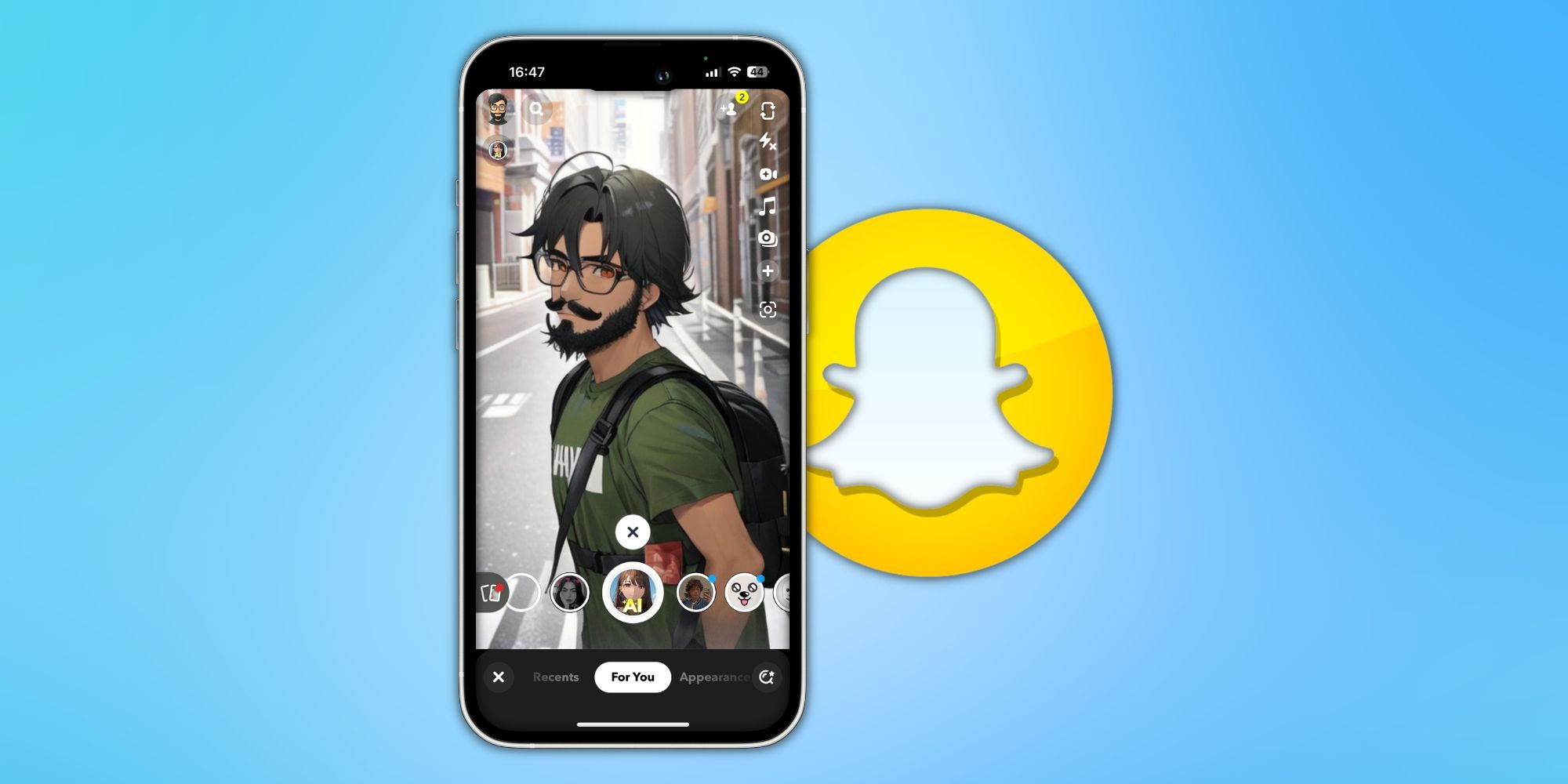 Snapchat Anime AI Lens