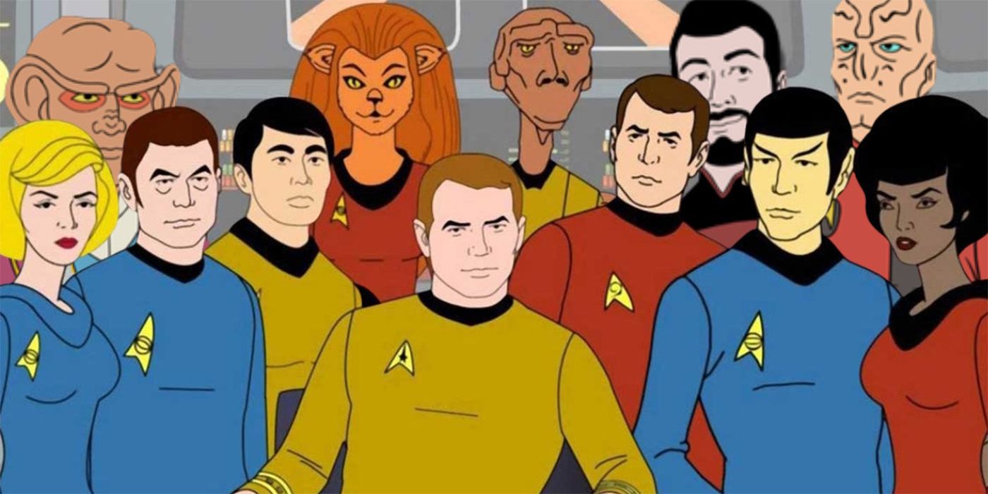 original star trek cast animated