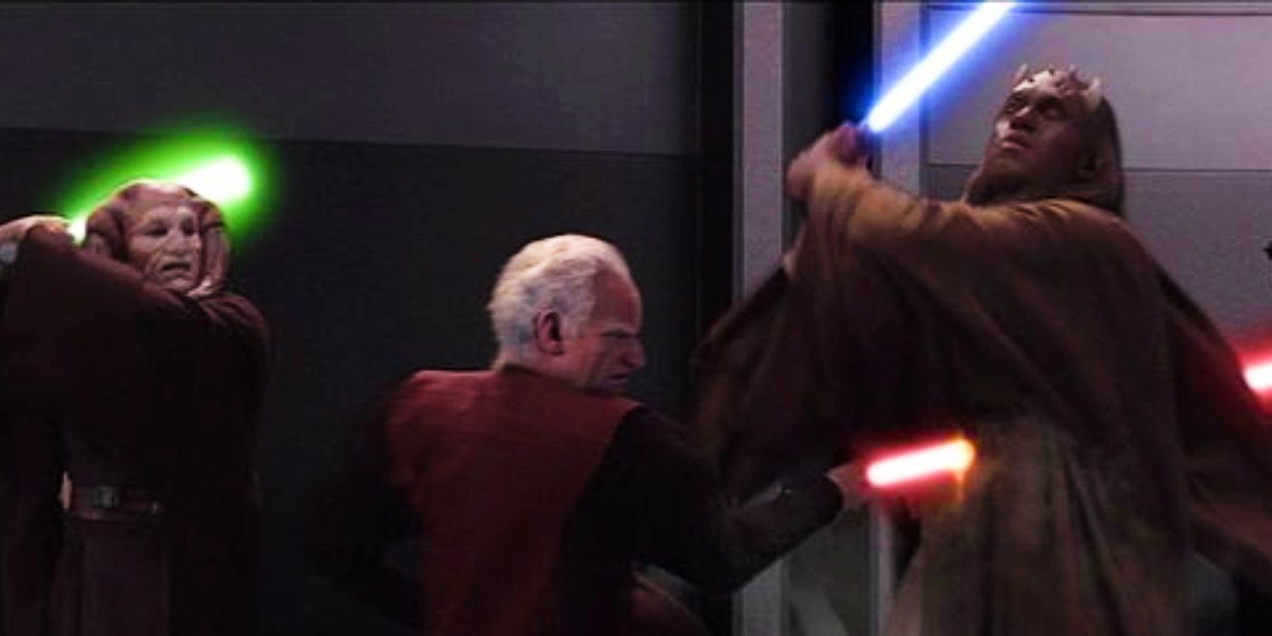 Palpatine vs. Jedi in Revenge of the Sith