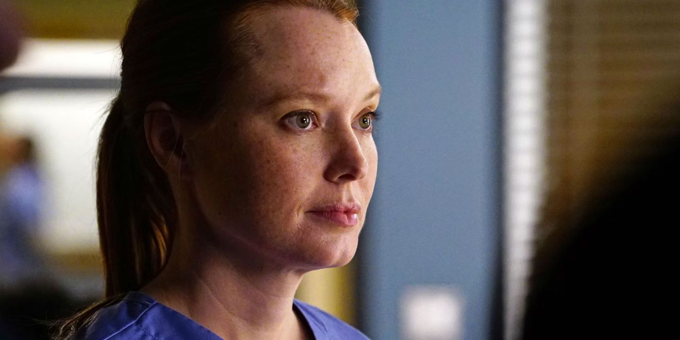 Penny Blake in Grey&rsquo;s Anatomy closeup