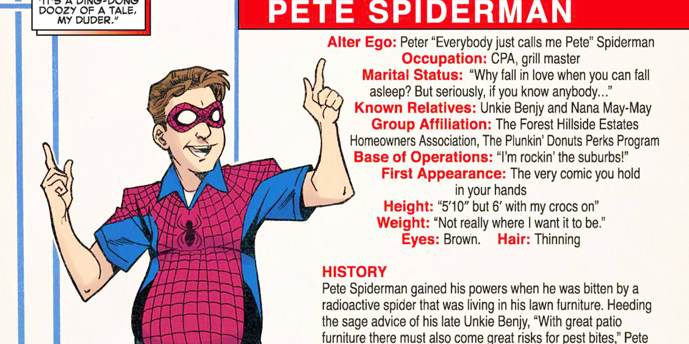Pete Spiderman in Marvel Comics