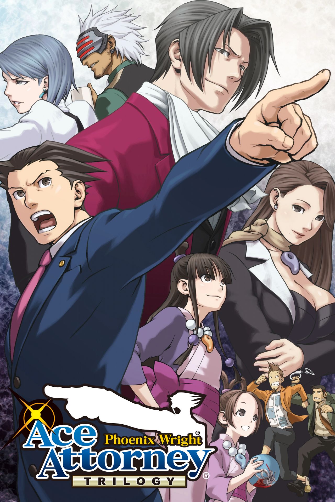 Phoenix Wright Ace Attorney Trilogy Game Poster-1