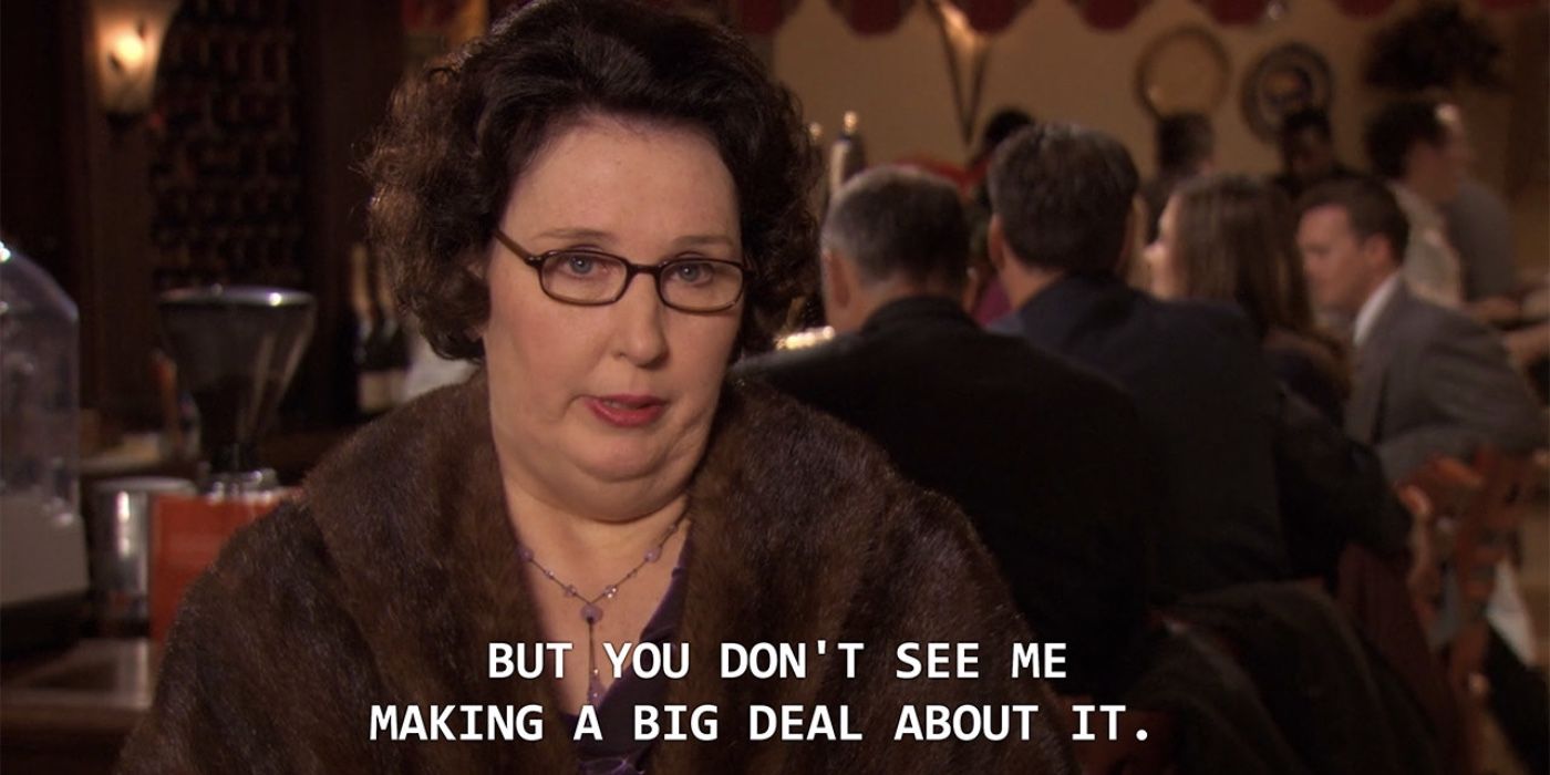 Phyllis criticizing Stanley's Dundie award win in The Office