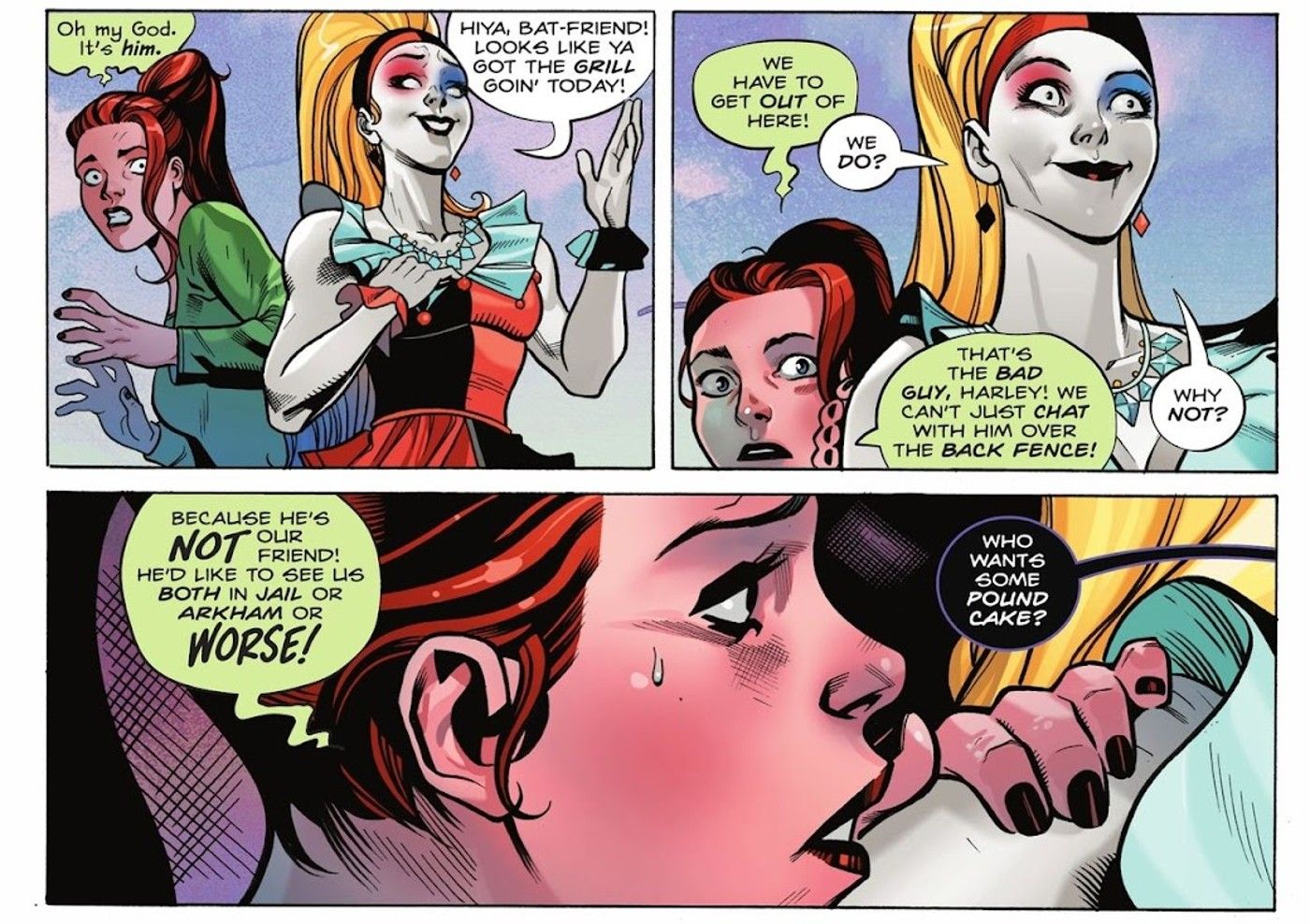 Poison Ivy Tells Harley Quinn to Fear Batman