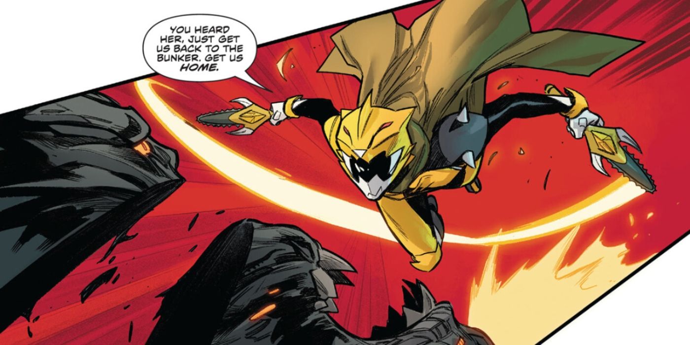 Power Rangers' Yellow Ranger weapon upgrade.