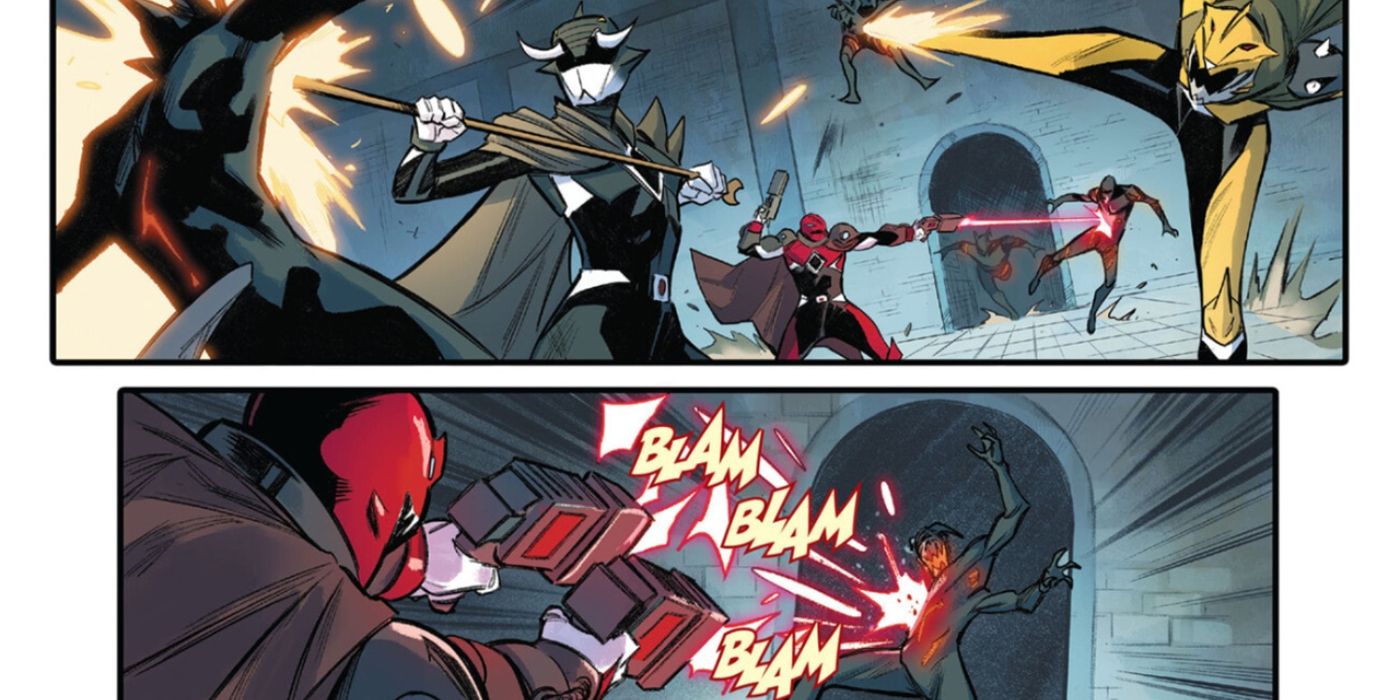 Power Rangers' Red Ranger weapon upgrade.