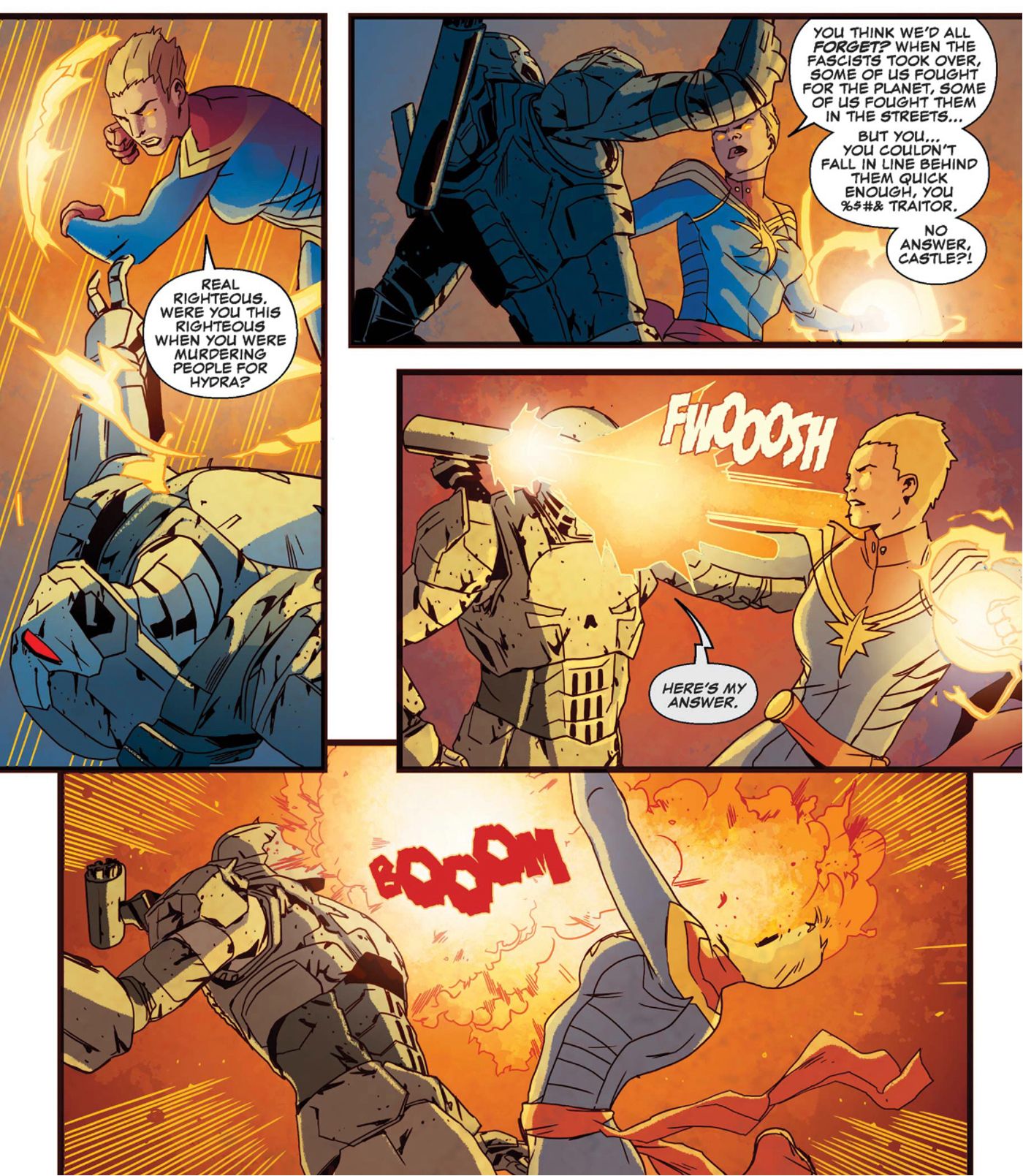 punisher vs captain marvel