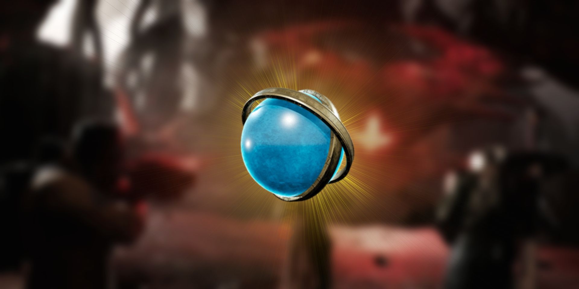 Remnant 2&rsquo;s Ethereal Orb with a yellow backlight.