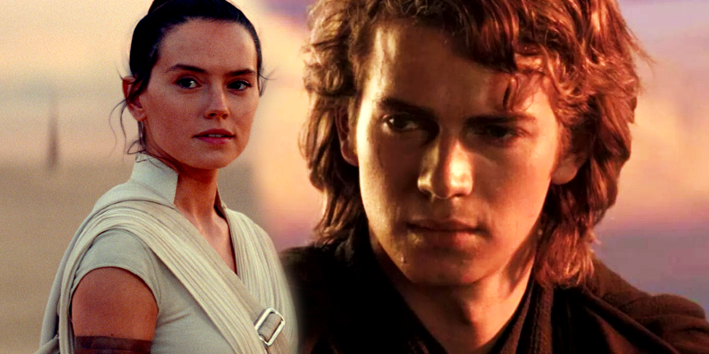 Rey and Anakin Skywalker