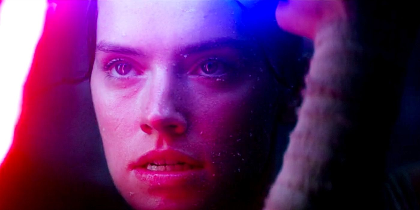 Rey feels the Force in Star Wars The Force Awakens