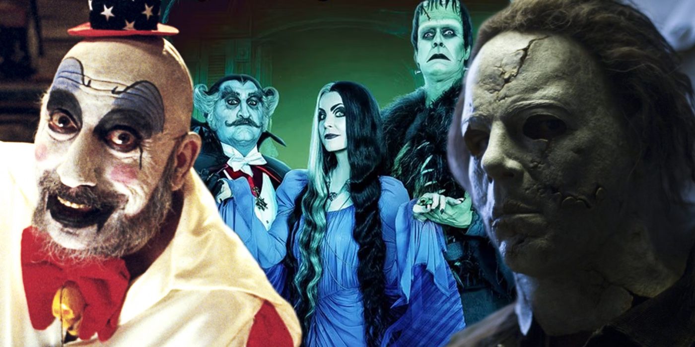 A composite image of various characters from Rob Zombie's movies