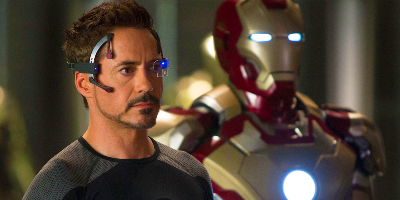Robert Downey Jr. as Tony Stark in 2013 Iron Man 3