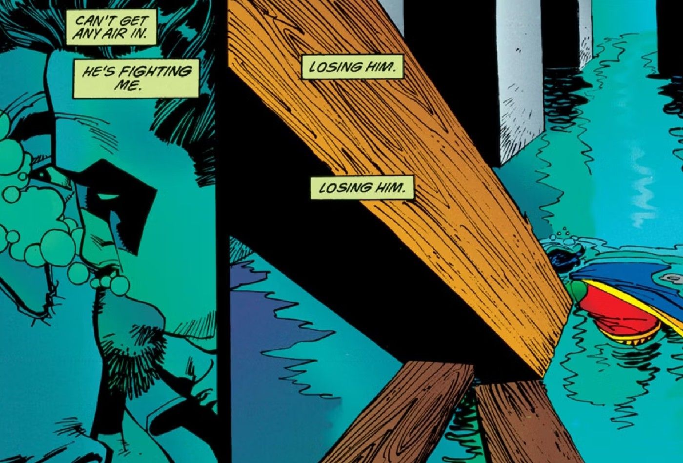 robin não pode salvar pessoa