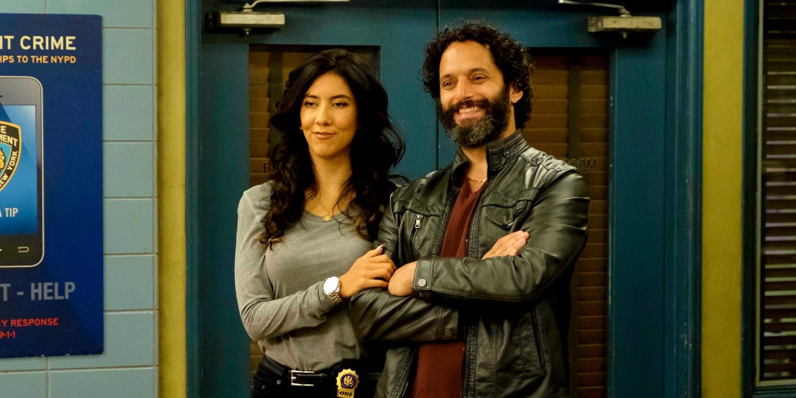 Rosa and Pimento holding each other in Brooklyn Nine-Nine
