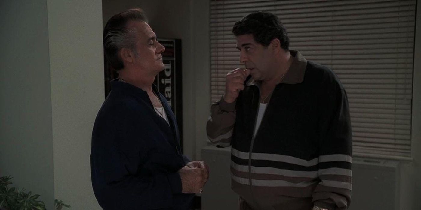 Sal talking to Paulie on The Sopranos