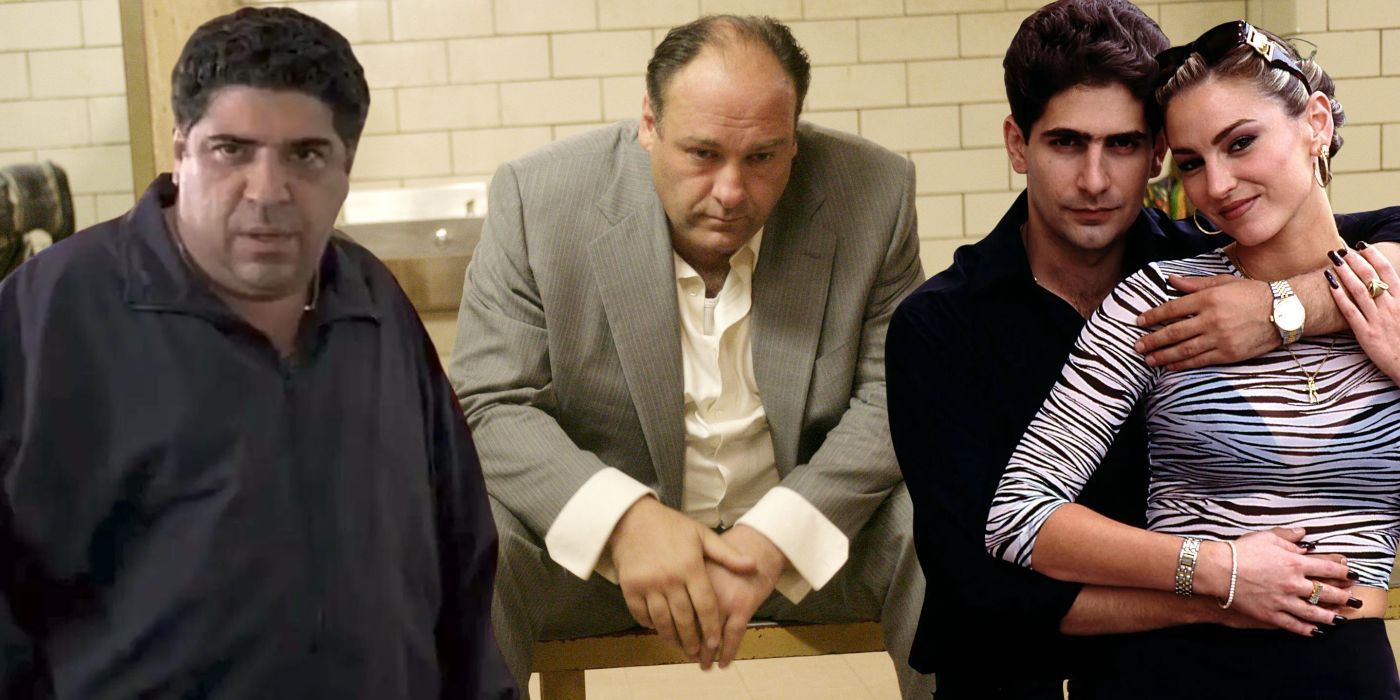 Sal, Tony and Adriana on The Sopranos.