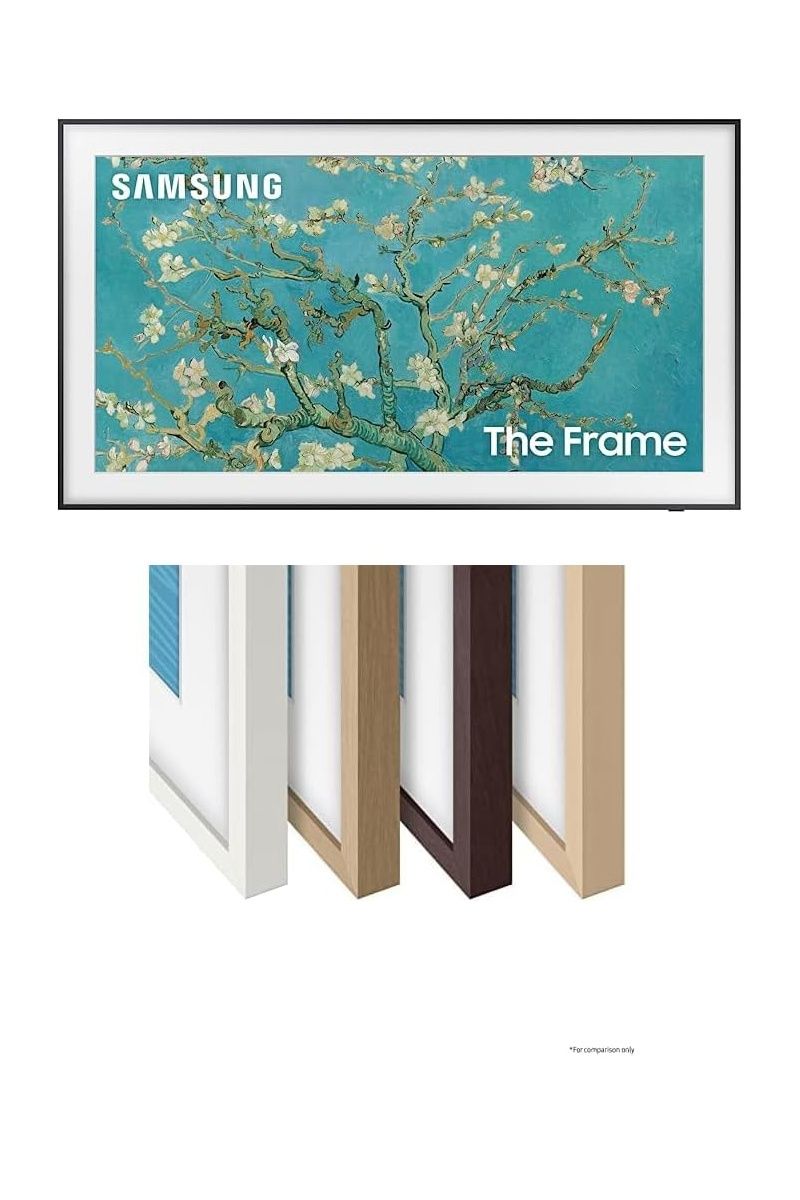 SAMSUNG The Frame 32” TV with Brown Bezel