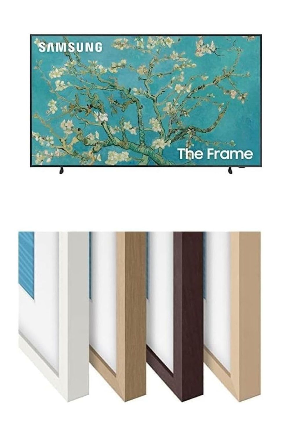 SAMSUNG The Frame 43” TV with White Bezel